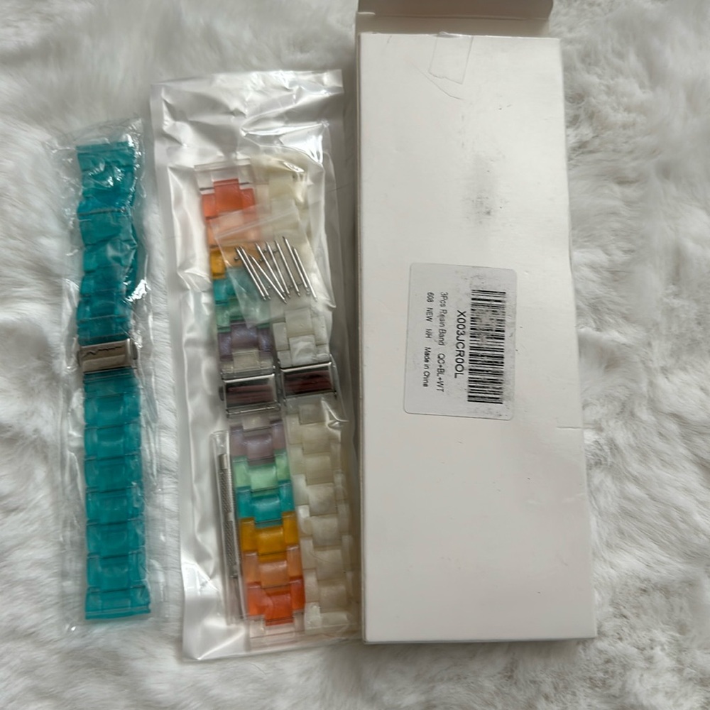 Resin watch band set